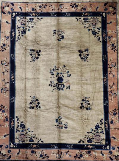 Fine Chinese Antique Art Deco Rug