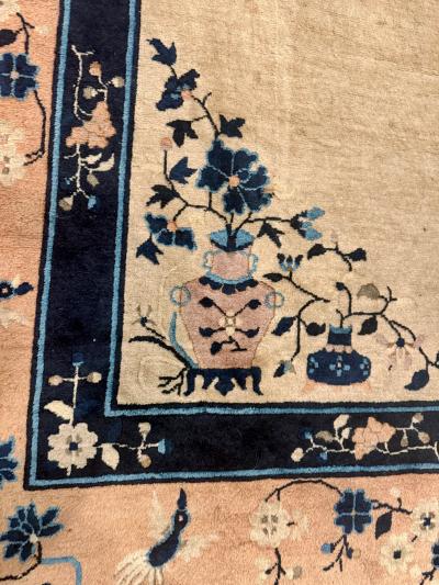 Fine Chinese Antique Art Deco Wool Rug