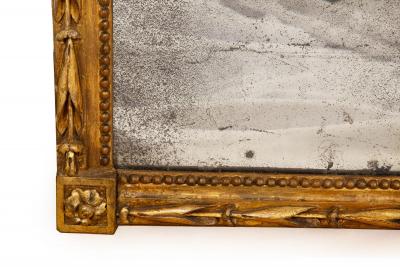 Fine Chinese Chippendale Pagoda Carved Giltwood Wall Mirror English c 1775