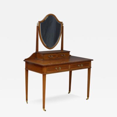 Fine Edwardian Mahogany Dressing Table