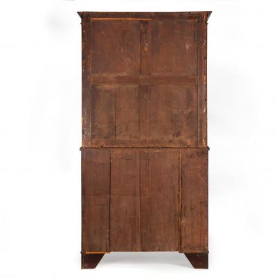 Fine English George III Antique Mahogany Secretary Desk circa 1780