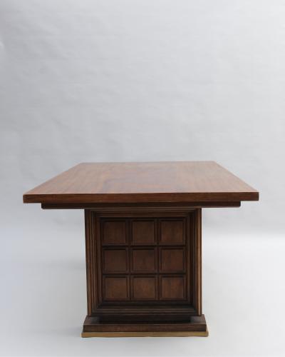 Fine French 1930s Mahogany Dining Writing Table 8 matching chairs available 
