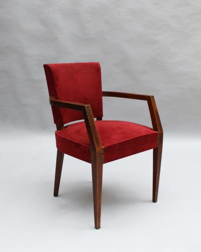 Fine French 1940s Oak Armchair