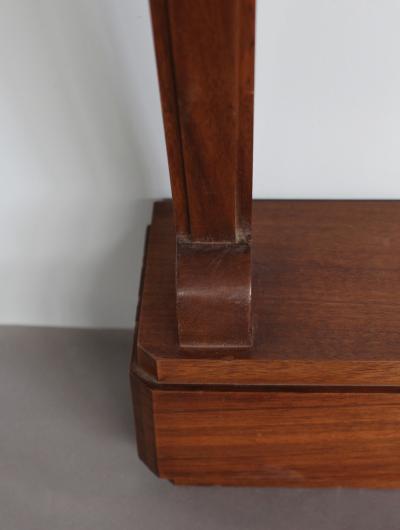 Fine French Art Deco Mahogany and Marble Console