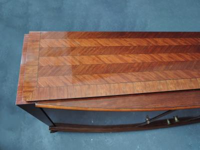 Fine French Art Deco Sideboard with Marquetry and Brass Details