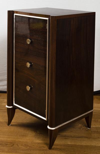 Fine French Art Deco Tall Cabinet Small Console Table