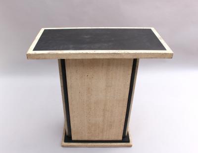 Fine French Art Deco Travertine Pedestal