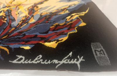 Fine French Mid Century Tapestry Signed by Jean Lurcat 39 x 5 11 