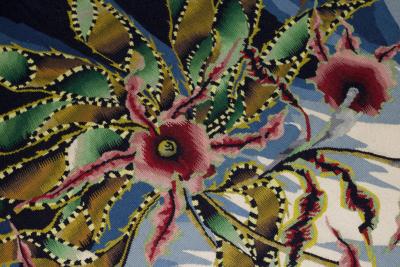 Fine French Mid Century Tapestry Signed by Jean Lurcat 39 x 5 11 