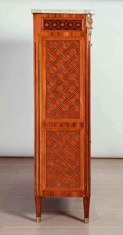 Fine French Ormolu Mounted Marqueterie Secretaire Abattant