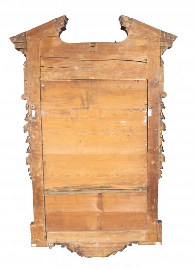 Fine George II Carved Stained Pine Mirror
