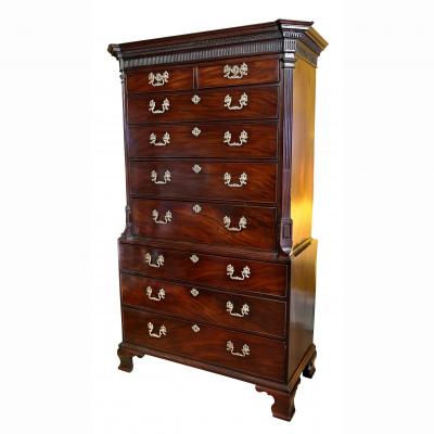 Fine George III Mahogany Chest on Chest