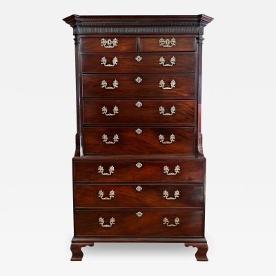 Fine George III Mahogany Chest on Chest
