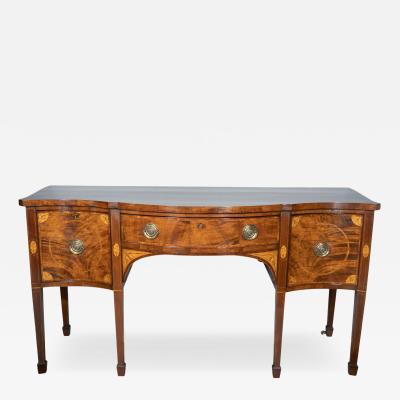 Fine George III Mahogany Satinwood And Rosewood Inlaid Sideboard