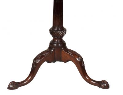 Fine George III Mahogany Tea Table