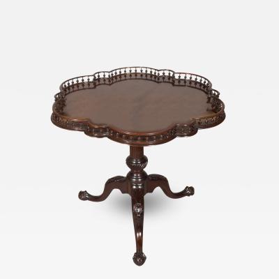 Fine George III Mahogany Tea Table