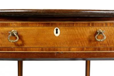 Fine George III Satinwood and Mahogany Pembroke Table
