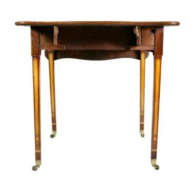 Fine George III Satinwood and Mahogany Pembroke Table