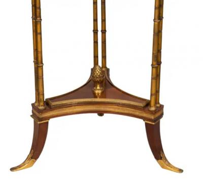 Fine George III Style Satinwood and Rosewood Table
