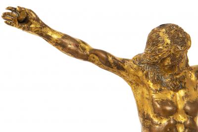 Fine German Renaissance Gilt Bronze Corpus Christi 17th 18th Century