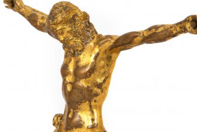 Fine German Renaissance Gilt Bronze Corpus Christi 17th 18th Century