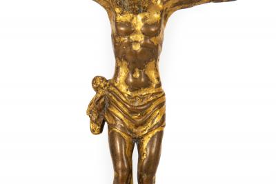 Fine German Renaissance Gilt Bronze Corpus Christi 17th 18th Century