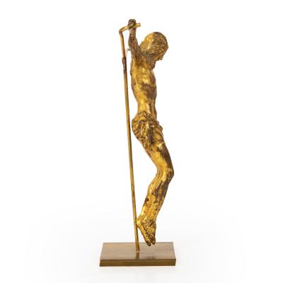 Fine German Renaissance Gilt Bronze Corpus Christi 17th 18th Century