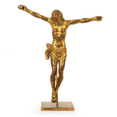 Fine German Renaissance Gilt Bronze Corpus Christi 17th 18th Century