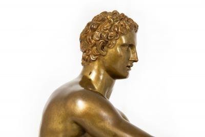 Fine Grand Tour Italian Bronze Sculpture of Ludovisi Ares Mars ca 1872