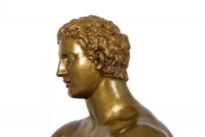 Fine Grand Tour Italian Bronze Sculpture of Ludovisi Ares Mars ca 1872