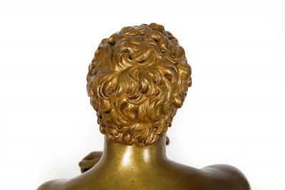 Fine Grand Tour Italian Bronze Sculpture of Ludovisi Ares Mars ca 1872