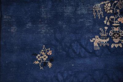 Fine Indigo Blue Peking Rug