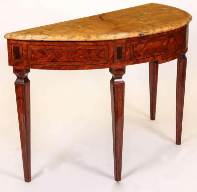 Fine Italian 18th Century Marquetry Console Table