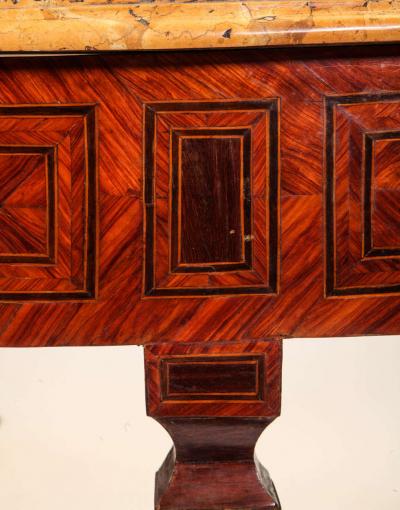 Fine Italian 18th Century Marquetry Console Table