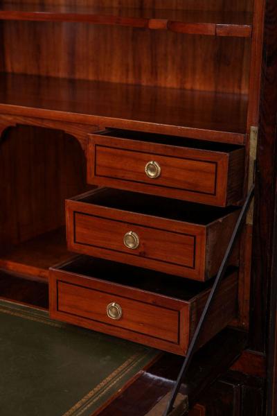 Fine Italian 18th Century Ormolu Mounted Parquetry Secretaire a Abattant