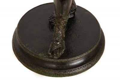 Fine Italian Grand Tour Antique Bronze Sculpture of Narcissus after Antiquity