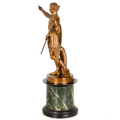 Fine Italian Grand Tour Bronze Sculpture of Augustus Prima Porta by Boschetti