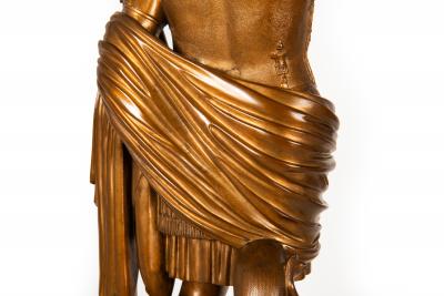 Fine Italian Grand Tour Bronze Sculpture of Augustus Prima Porta by Boschetti