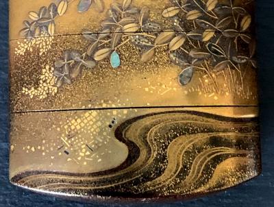 Fine Japanese Lacquered Inro by Kajikawa