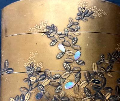 Fine Japanese Lacquered Inro by Kajikawa