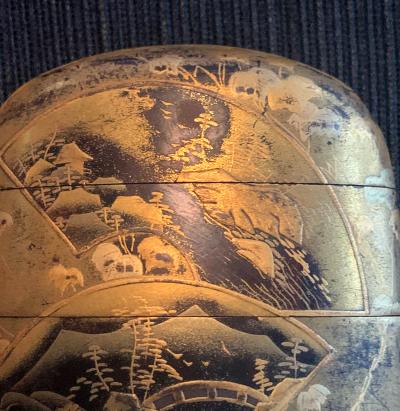 Fine Japanese Lacquered Inro by Yutokusai