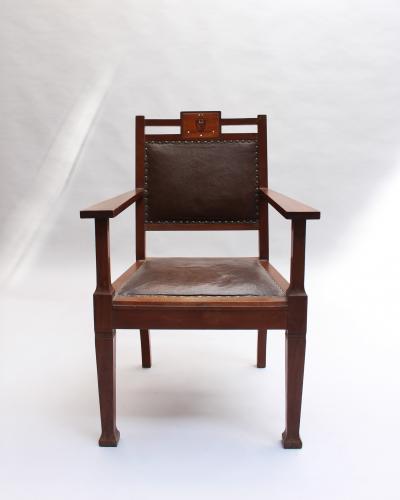 Fine Large Vienna Secession Armchair
