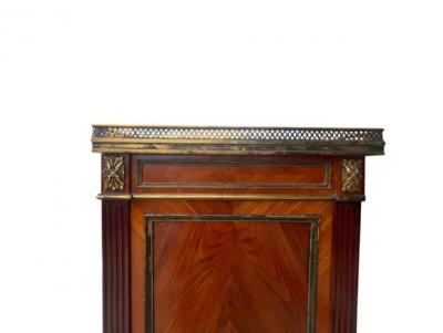 Fine Louis XVI Style Kingwood And Bronze Mounted Cabinet