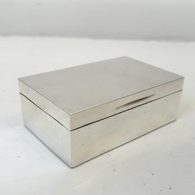 Fine Mappin Webb Sterling Silver Box England 1928 
