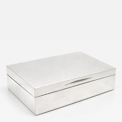 Fine Mappin Webb Sterling Silver Box England 1928 