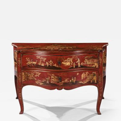 Fine Mid 19th Century North European Japanned or Lacquered Commode