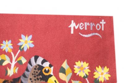 Fine Mid Century French Tapestry Signed Perrot 4 10 x 6 10 