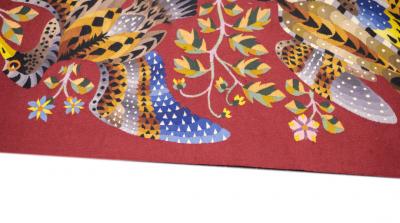 Fine Mid Century French Tapestry Signed Perrot 4 10 x 6 10 