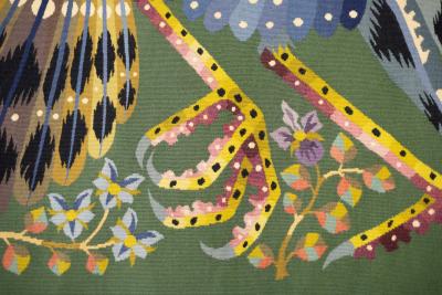 Fine Mid Century French Tapestry Signed Perrot 53 x 7 5 