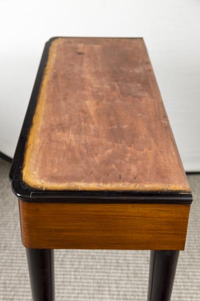 Fine Mid Century Italian Console With Brass Mirror